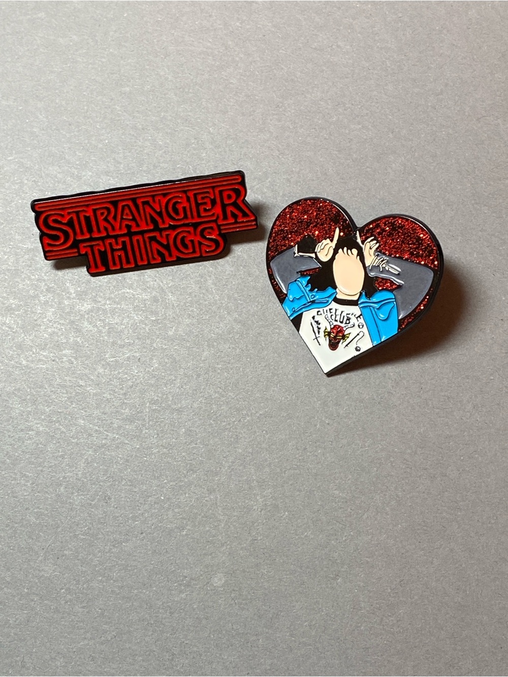 Stranger things enamel pins
